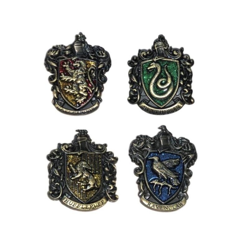 Pack de 4 Pin's en Métal - Les 4 Maisons