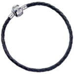 Bracelet Harry Potter - Cuir noir