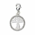 Charm Clip + Cristal Pour Bracelet - Saule Cogneur