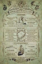 Poster Harry Potter - Liste des Fournitures (61X91cm)
