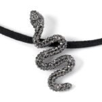 Collier & Charm- Nagini Black Crystal