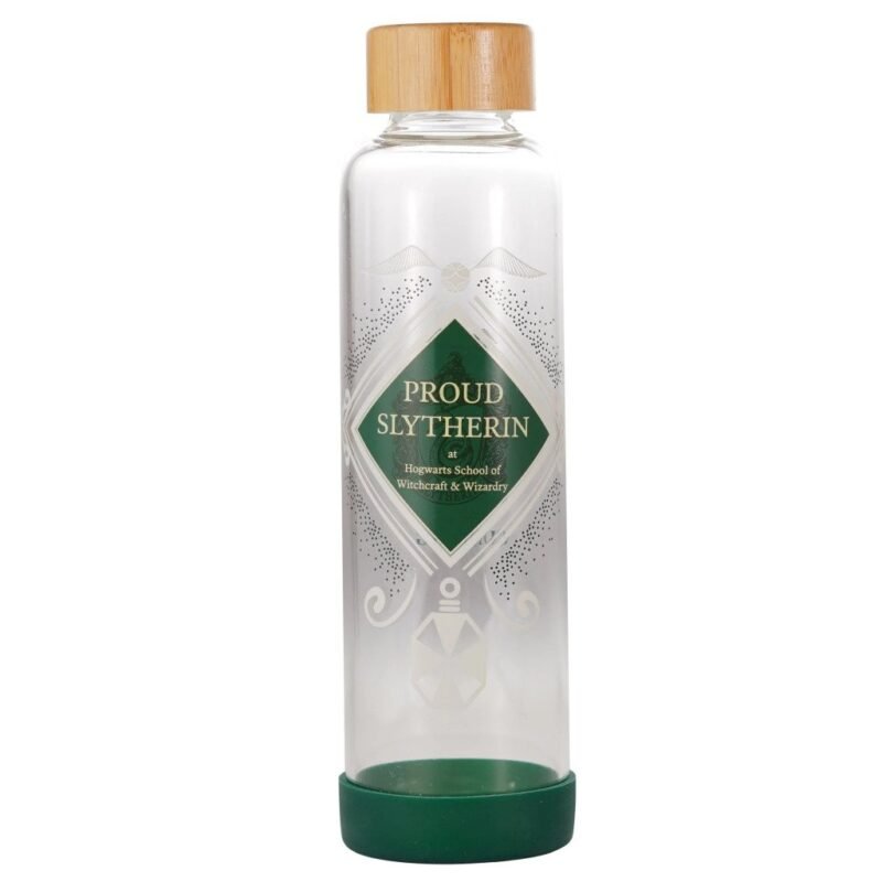 Bouteille d'Eau en Verre - Serpentard (500ml)