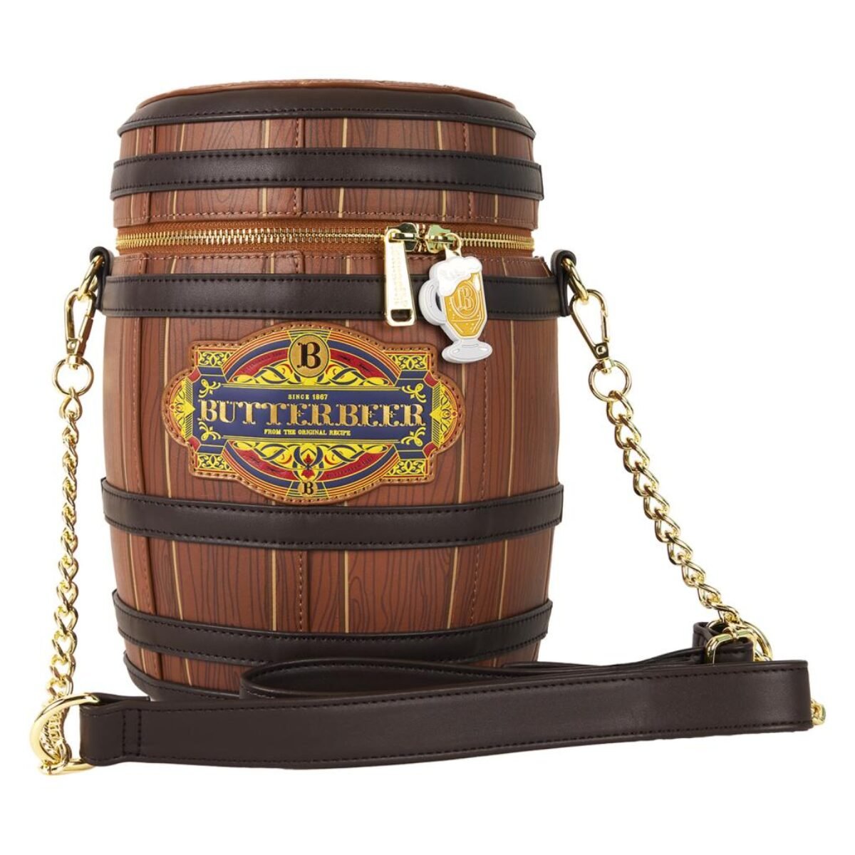 Harry Potter H-Sac à Bandoulière Rond Padding, Noir