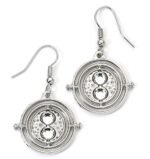 Boucles d'Oreilles Argenté - Retourneur de Temps