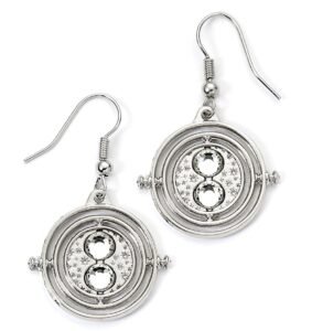 Boucles d'Oreilles Argenté - Retourneur de Temps